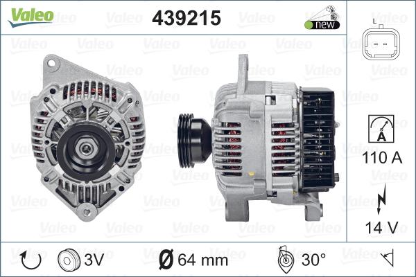 Valeo 439215 - Alternatore www.autoricambit.com