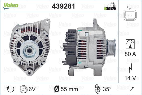 Valeo 439281 - Alternatore www.autoricambit.com