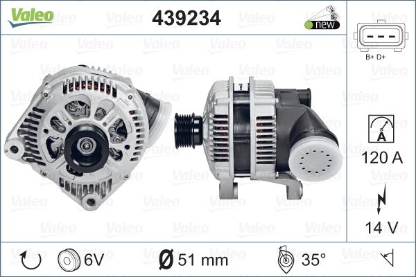 Valeo 439234 - Alternatore www.autoricambit.com