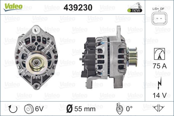 Valeo 439230 - Alternatore www.autoricambit.com