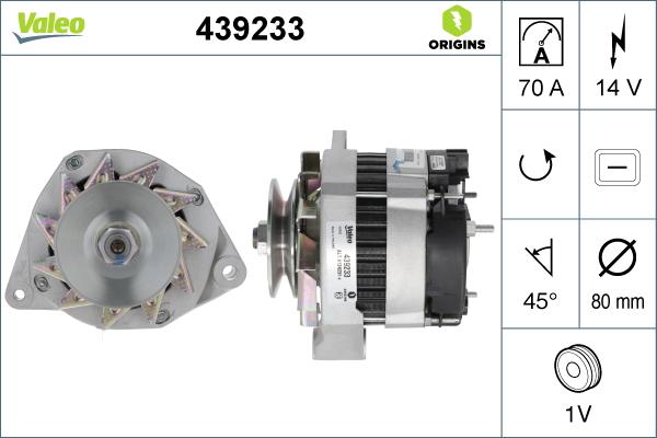 Valeo 439233 - Alternatore www.autoricambit.com