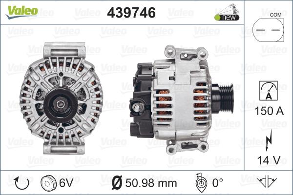 Valeo 439746 - Alternatore www.autoricambit.com