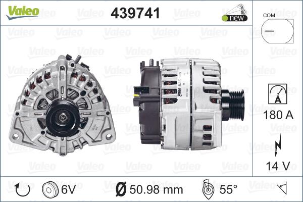 Valeo 439741 - Alternatore www.autoricambit.com