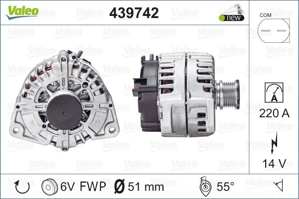 Valeo 439742 - Alternatore www.autoricambit.com