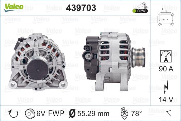 Valeo 439703 - Alternatore www.autoricambit.com