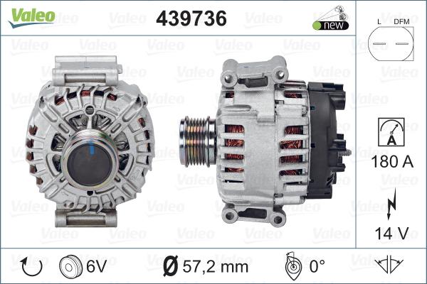 Valeo 439736 - Alternatore www.autoricambit.com