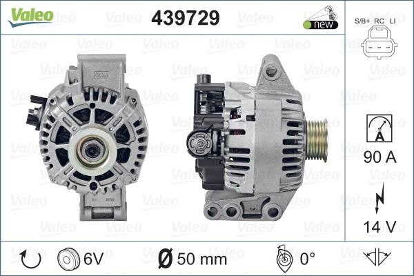 Valeo 439729 - Alternatore www.autoricambit.com