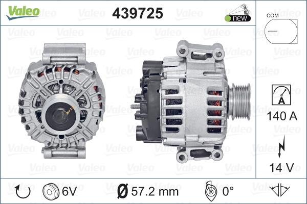 Valeo 439725 - Alternatore www.autoricambit.com