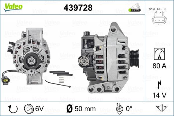 Valeo 439728 - Alternatore www.autoricambit.com