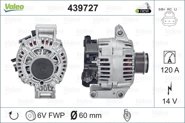 Valeo 439727 - Alternatore www.autoricambit.com