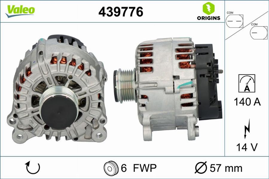 Valeo 439776 - Alternatore www.autoricambit.com