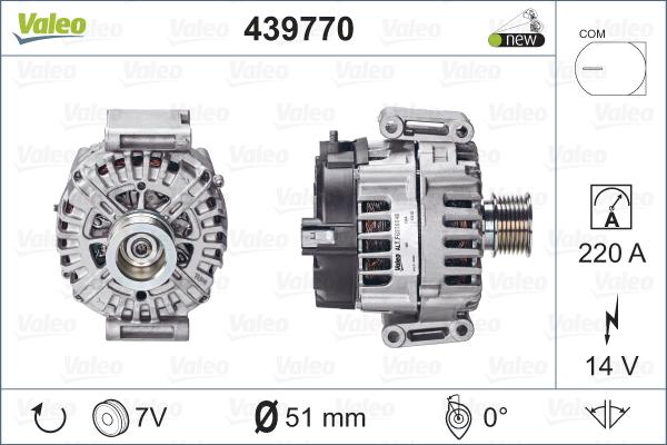 Valeo 439770 - Alternatore www.autoricambit.com