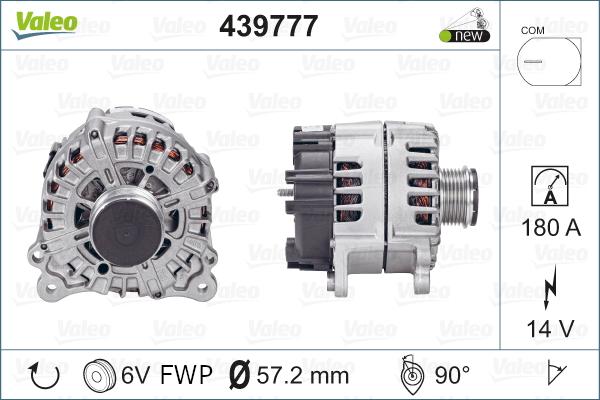 Valeo 439777 - Alternatore www.autoricambit.com