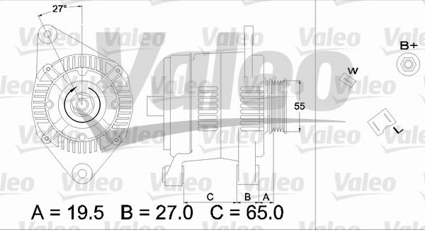 Valeo 436447 - Alternatore www.autoricambit.com