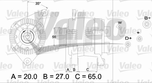 Valeo 436465 - Alternatore www.autoricambit.com