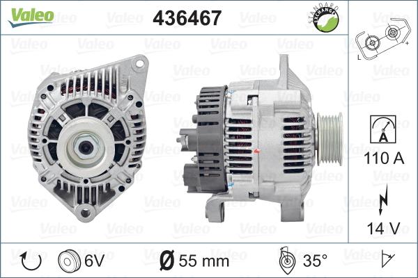 Valeo 436467 - Alternatore www.autoricambit.com