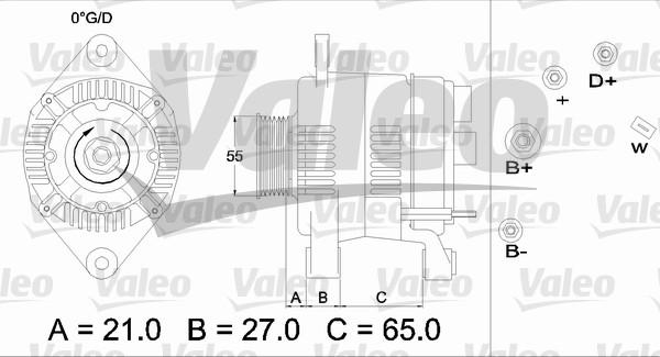 Valeo 436403 - Alternatore www.autoricambit.com