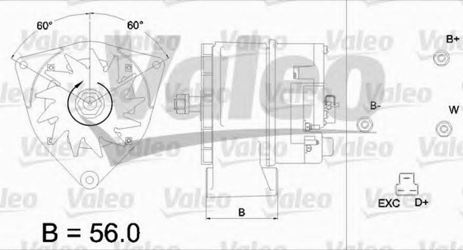 Valeo 436 419 - Alternatore www.autoricambit.com