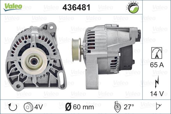 Valeo 436481 - Alternatore www.autoricambit.com