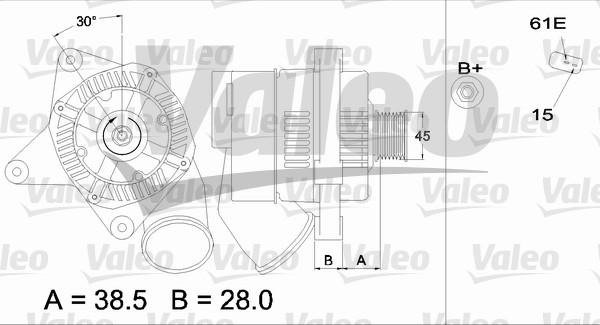 Valeo 436487 - Alternatore www.autoricambit.com