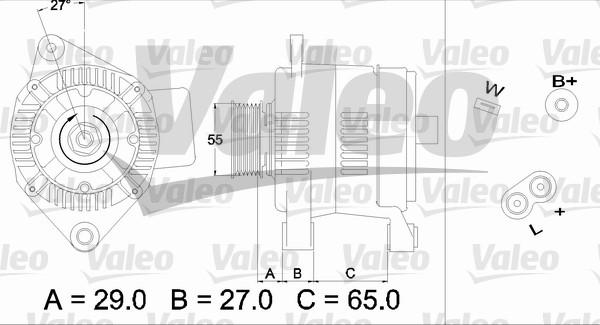 Valeo 436470 - Alternatore www.autoricambit.com