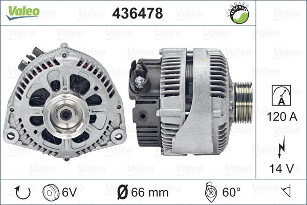 Valeo 436478 - Alternatore www.autoricambit.com