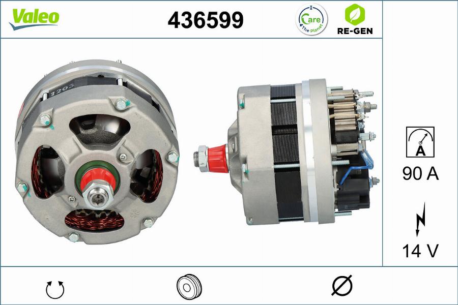 Valeo 436599 - Alternatore www.autoricambit.com