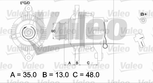 Valeo 436544 - Alternatore www.autoricambit.com