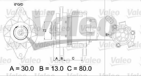 Valeo 436546 - Alternatore www.autoricambit.com