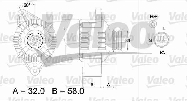 Valeo 436541 - Alternatore www.autoricambit.com