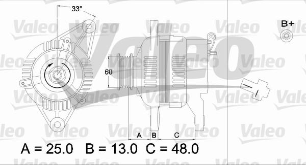 Valeo 436543 - Alternatore www.autoricambit.com