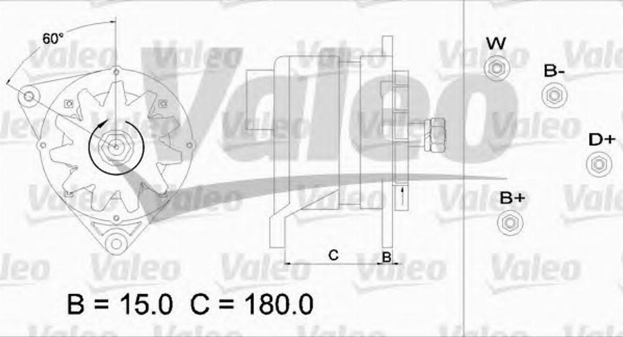 Valeo 436566 - Alternatore www.autoricambit.com