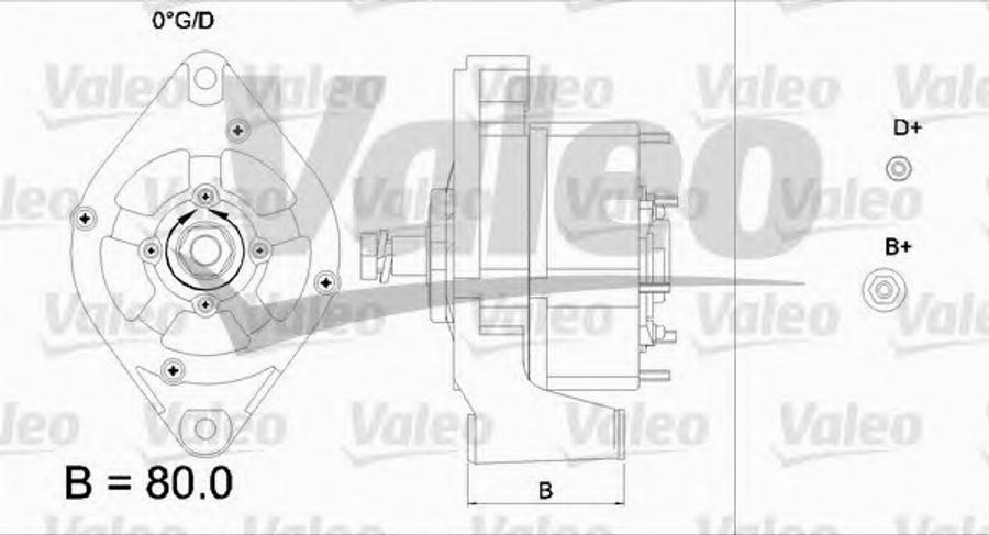 Valeo 436560 - Alternatore www.autoricambit.com