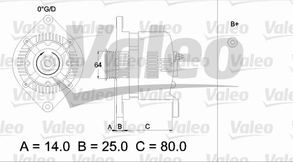 Valeo 436529 - Alternatore www.autoricambit.com