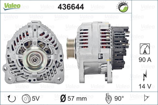 Valeo 436644 - Alternatore www.autoricambit.com