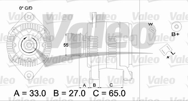 Valeo 436646 - Alternatore www.autoricambit.com