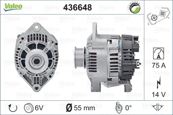 Valeo 436648 - Alternatore www.autoricambit.com