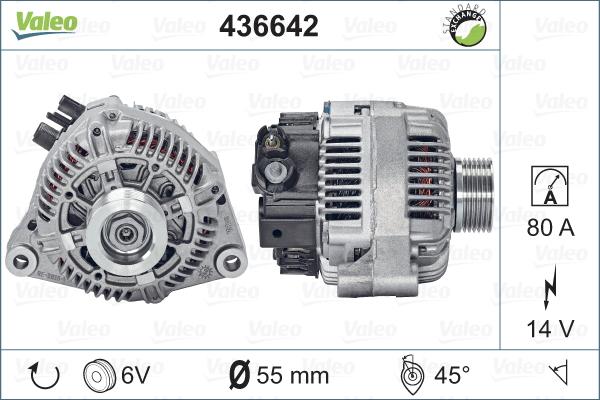 Valeo 436642 - Alternatore www.autoricambit.com