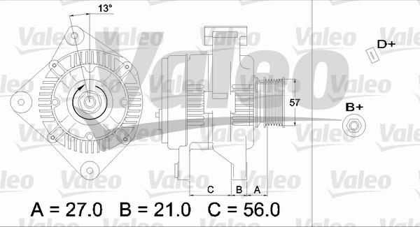 Valeo 436653 - Alternatore www.autoricambit.com