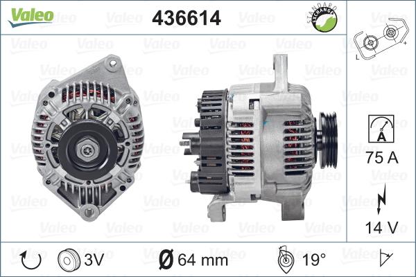 Valeo 436614 - Alternatore www.autoricambit.com