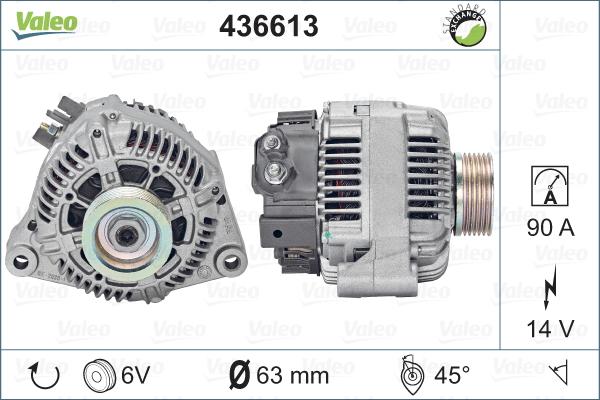 Valeo 436613 - Alternatore www.autoricambit.com