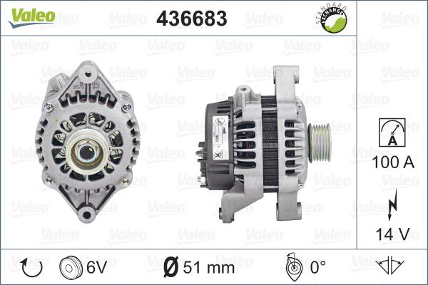 Valeo 436683 - Alternatore www.autoricambit.com