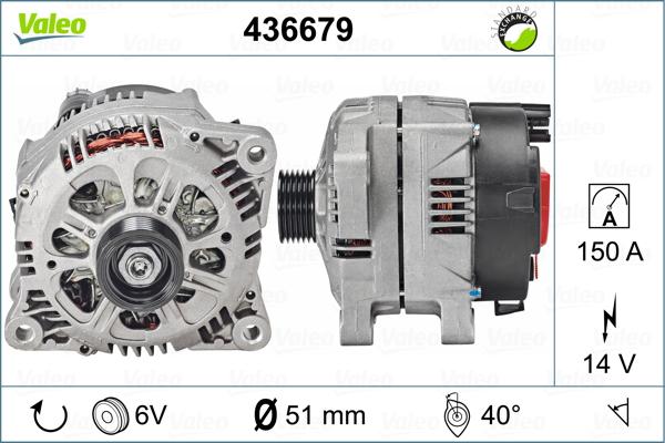 Valeo 436679 - Alternatore www.autoricambit.com