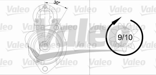 Valeo 436048 - Motorino d'avviamento www.autoricambit.com