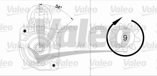 Valeo 436047 - Motorino d'avviamento www.autoricambit.com