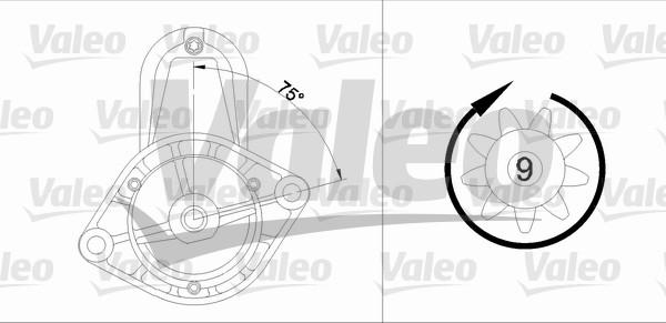 Valeo 436053 - Motorino d'avviamento www.autoricambit.com