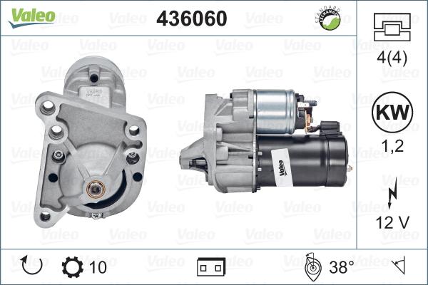 Valeo 436060 - Motorino d'avviamento www.autoricambit.com