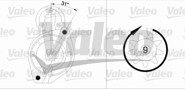 Valeo 436003 - Motorino d'avviamento www.autoricambit.com