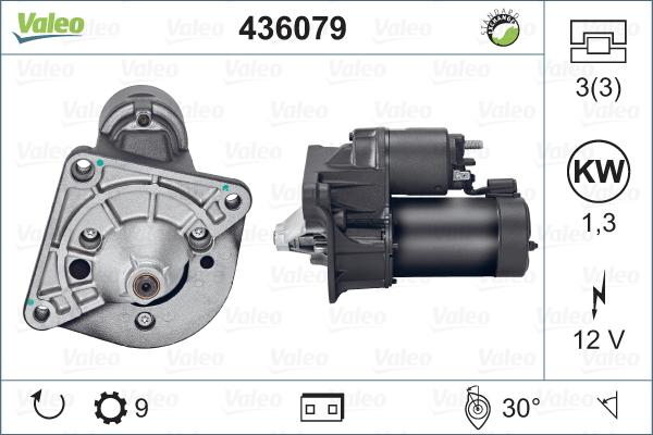 Valeo 436079 - Motorino d'avviamento www.autoricambit.com