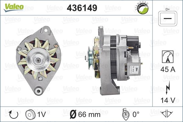 Valeo 436149 - Alternatore www.autoricambit.com